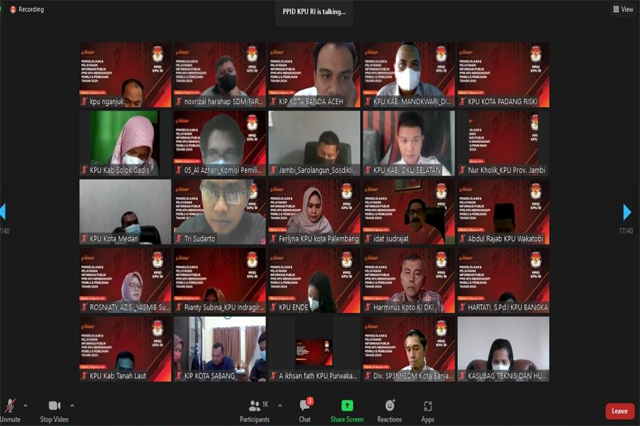 KI DKI Jakarta Hadiri Webinar Pengelolaan dan Pelayanan Informasi Publik KPU RI