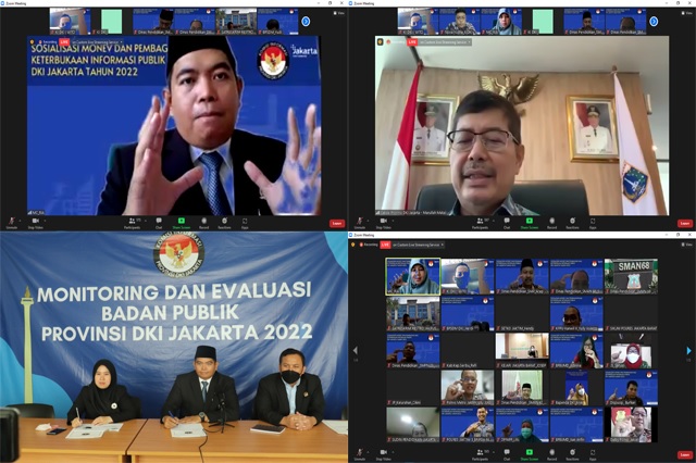 Sosialisasi Monitoring dan Evaluasi KI DKI Tahun 2022 Dihadiri Ratusan Badan Publik Se-Jakarta