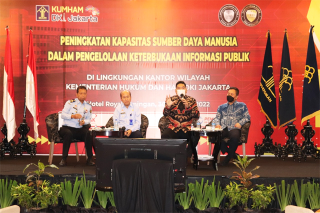 Komisi Informasi DKI Jakarta Berikan Penajaman KIP di lingkungan Kanwil Kemenkumham