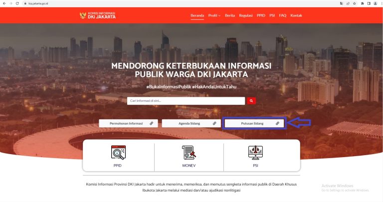 Percepat Akses Informasi Kini Putusan KI DKI Jakarta: Klik Saja