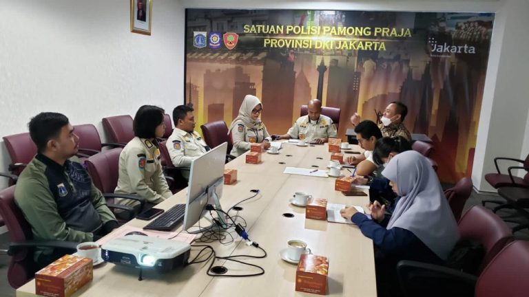 Visitasi Satpol PP, KI DKI Jakarta Apresiasi Upaya Perbaikan Tata Kelola Informasi Publik.