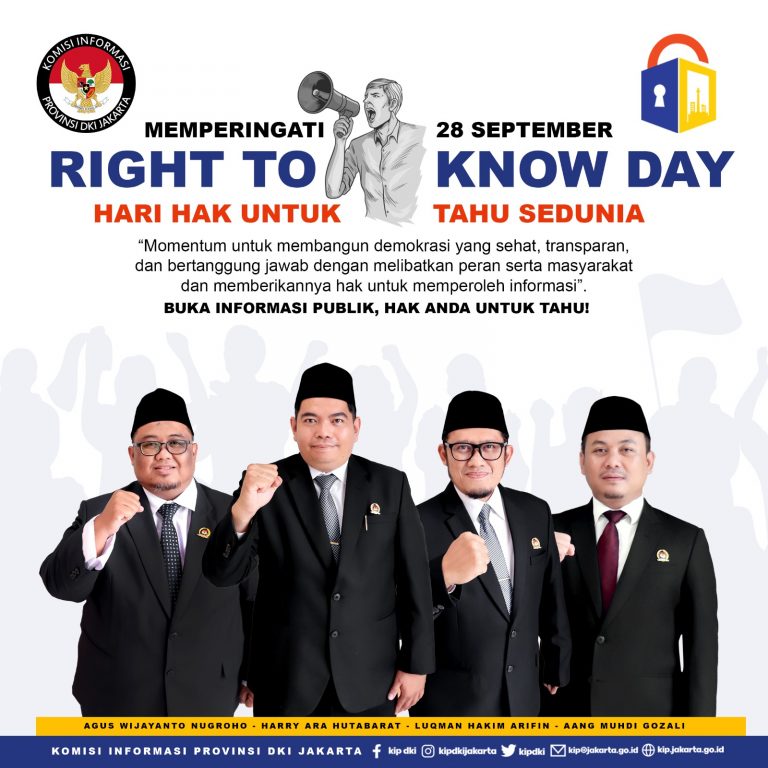 Semarak Peringatan RTKD, Begini Sejarah dan Pentingnya Spirit Keterbukaan Informasi Bagi Badan Publik di Jakarta