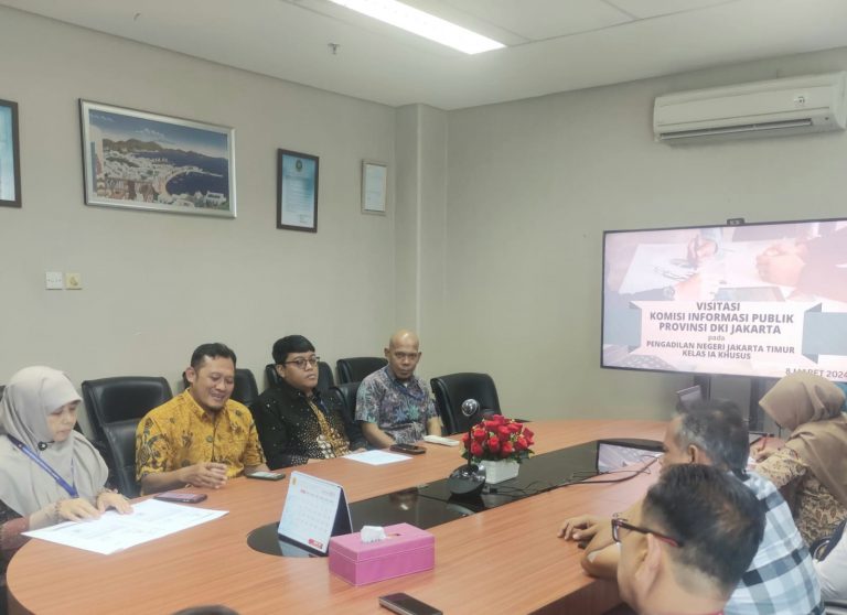 Wakil Ketua KI DKI Jakarta Visitasi Monev Ke Pengadilan Negeri Jakarta Timur: Momentum Tingkatkan Tata Kelola Data dan Informasi