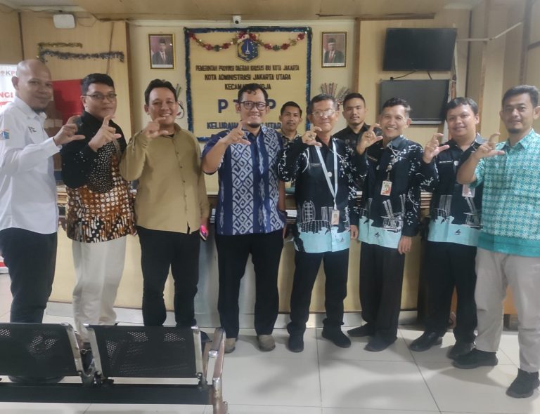 KI DKI Jakarta Sampaikan Rekomendasi Hasil E-Monev Ke Kelurahan Tugu Utara