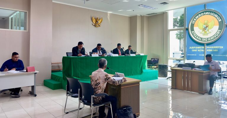 Lanjut Mediasi, Sidang Sengketa Informasi Soal Status Tanah Antara TOPAN RI dan Kantah Jakarta Selatan.