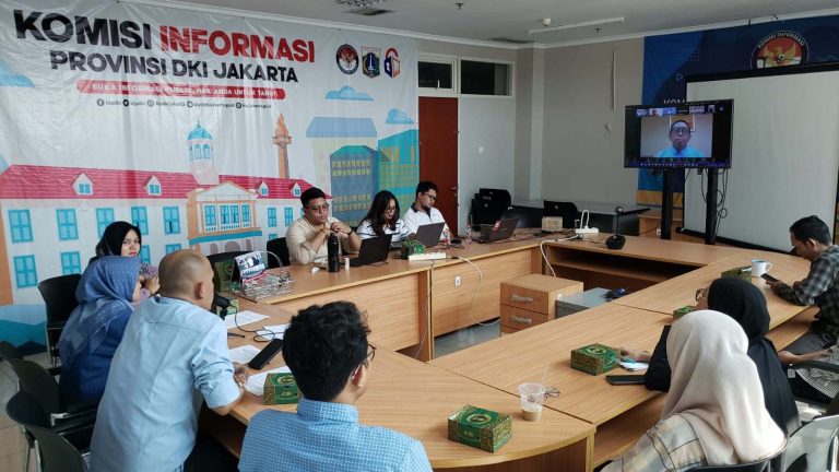 KI DKI Jakarta menggelar FGD Penerapan Pidana Bagi Badan publik Menurut UU Nomor 14 Tahun 2008.