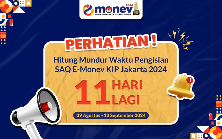 Daftar 26 Badan Publik di Jakarta yang Belum Registrasi E-Monev 2024