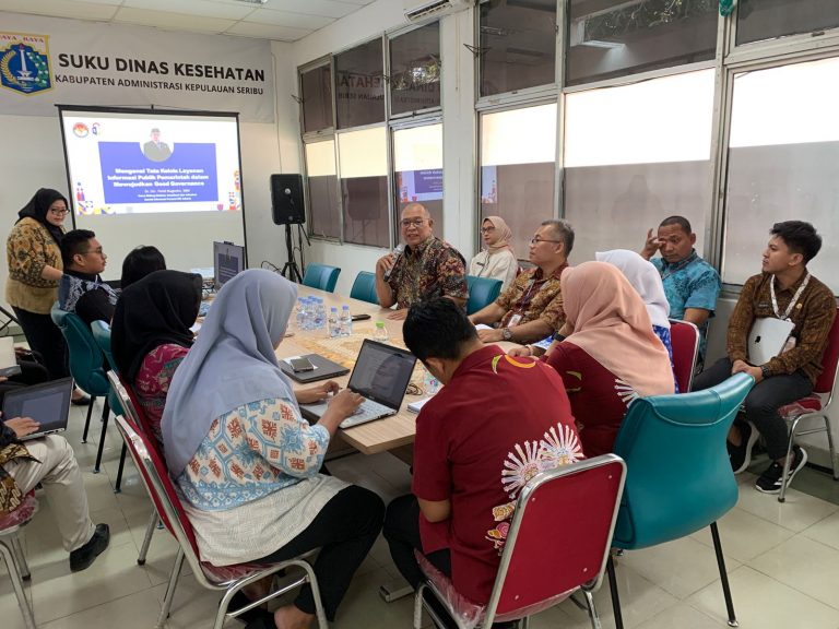 KI DKI Jakarta Sosialisasikan UU Keterbukaan Informasi Publik di Suku Dinas Kesehatan Kepulauan Seribu