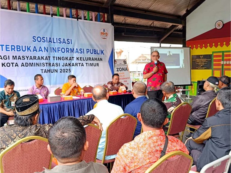 Komisioner KI DKI Ajak Warga Gedong Wujudkan Pemerintahan yang Transparan dan Bersih