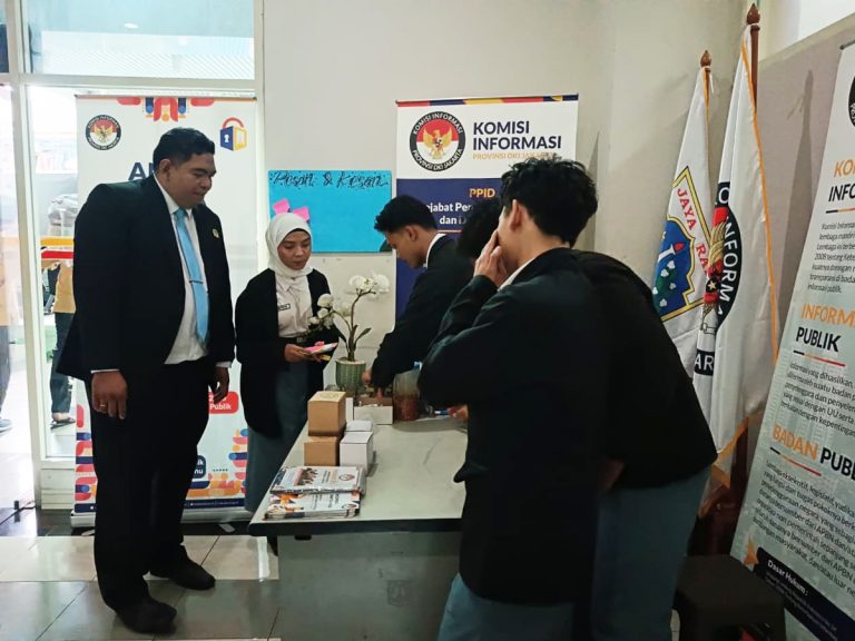 Sosialisasikan Keterbukaan Informasi, KI DKI Jakarta Pasang Booth di Area Kantor Graha Mental Spiritual