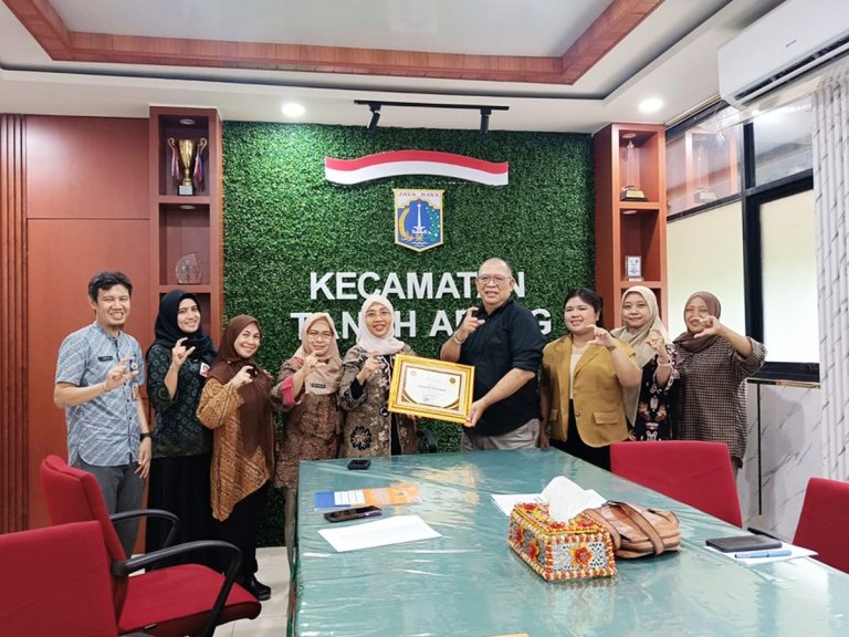 Nilai 83 di E-Monev 2025, KI DKI Jakarta Dorong Kecamatan Tanah Abang Raih Predikat Informatif