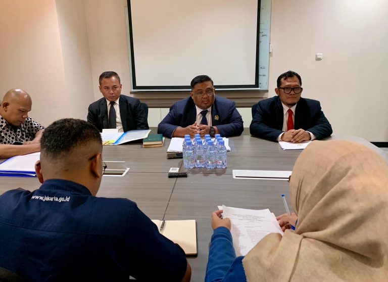 Dalami Pokok Perkara, Majelis Komisioner KI DKI Jakarta Gelar Pemeriksaan Setempat di BPAD Provinsi DKI Jakarta