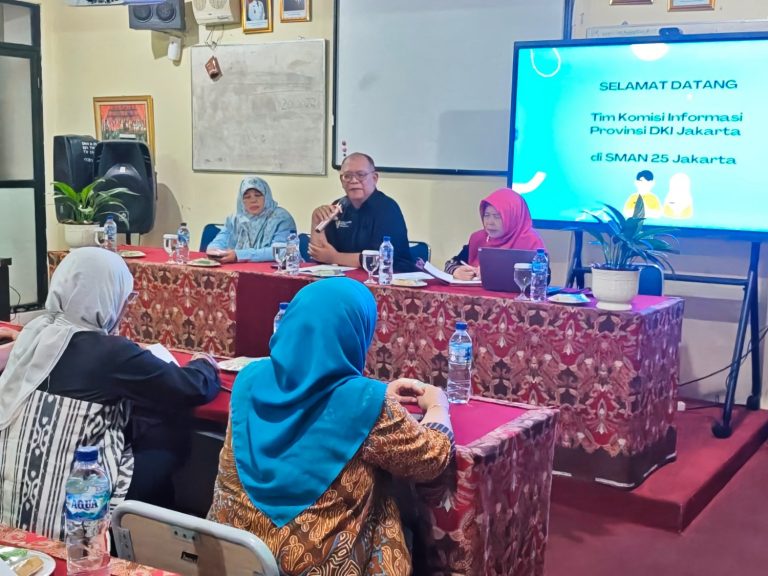 KI DKI Jakarta Dorong SMAN 25 Tingkatkan Tata Kelola Informasi Publik Menuju Predikat Informatif