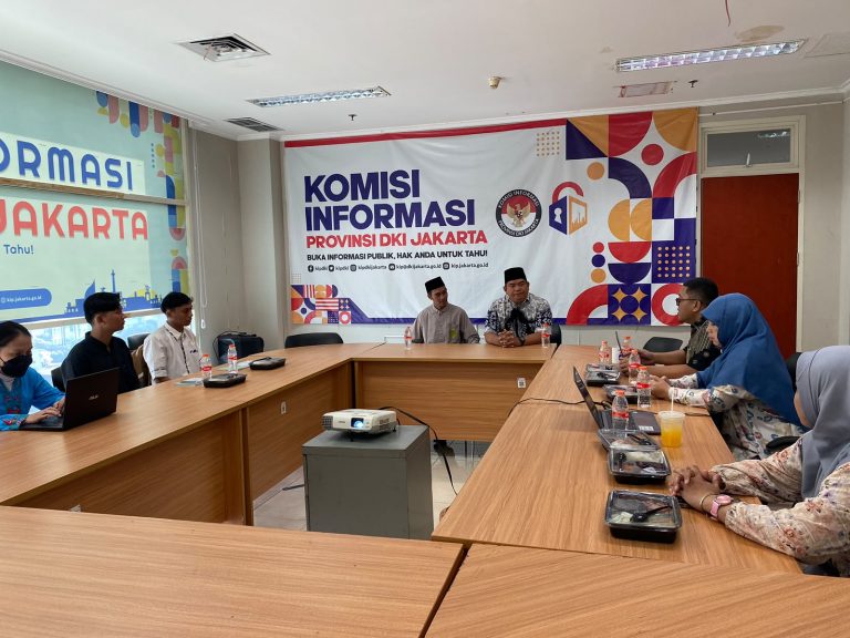 Perkuat Sinergi Literasi Keterbukaan Informasi Publik, Ketua KI DKI Jakarta Terima PPL Mahasiswa STAI Persis Jakarta