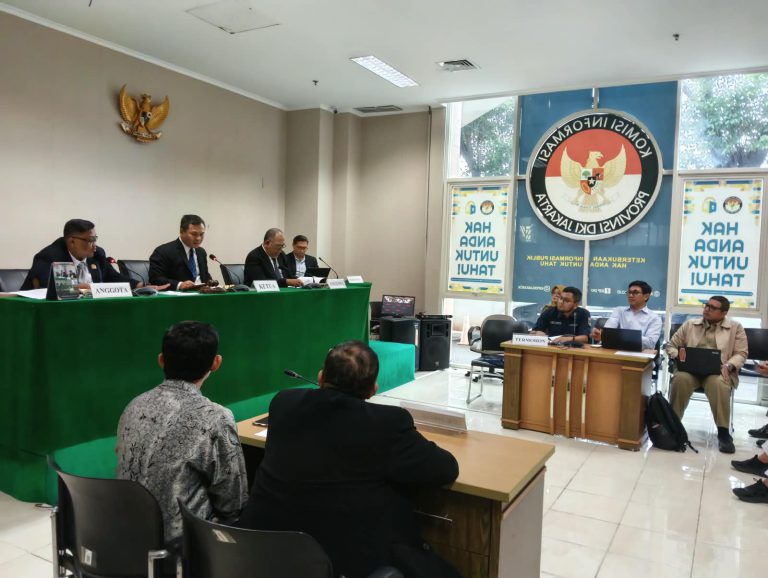 10 Dokumen Dinyatakan Dikecualikan oleh Termohon Pemprov DKI Jakarta, Majelis KI DKI Gelar Pemeriksaan Tertutup